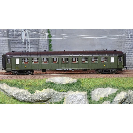 Voiture Voyageurs OCEM RA Courte SNCF Ree Modeles VB381 B9 Toit Noir