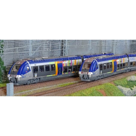 Autorail AGC B 82783 82784 livré TER ALSACE 4 caisses LS Models