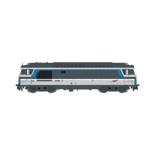 HJ2447-Jouef HJ2447 BB 167424 diesel locomotive, SNCF, Multiservice livery, cap logo