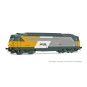 HJ2448S-Jouef HJ2448S BB 67210 diesel locomotive, SNCF, yellow/white livery, Infrastructure Structure, digital sound