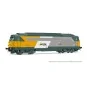 HJ2448S-Jouef HJ2448S BB 67210 diesel locomotive, SNCF, yellow/white livery, Infrastructure Structure, digital sound