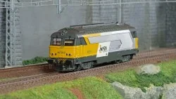 Jouef HJ2448S Locomotive diesel BB 67210, SNCF, livrée jaune/blanche, Infra Structure, digitale sonore Jouef HJ2448S - 1