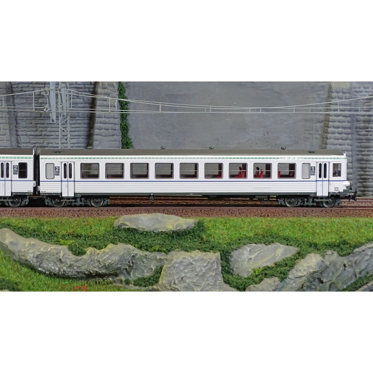 Jouef HJ2613 EAD X 4697 railcar + XR 8694 trailer, SNCF, Pays de la...