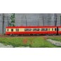 HJ2614-Jouef HJ2614 Autorail EAD X 4317 + remorque XR 8517, SNCF, livrée rouge/beige