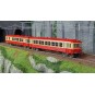 HJ2614-Jouef HJ2614 Autorail EAD X 4317 + remorque XR 8517, SNCF, livrée rouge/beige