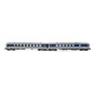 HJ2615-Jouef HJ2615 EAD XBD 4717 railcar + XRABx 8714 trailer, SNCF, silver/blue livery, Casquette logo