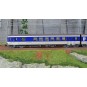 HJ2615-Jouef HJ2615 Autorail EAD XBD 4717 + remorque XRABx 8714, SNCF, livrée argent/bleue, logo Casquette