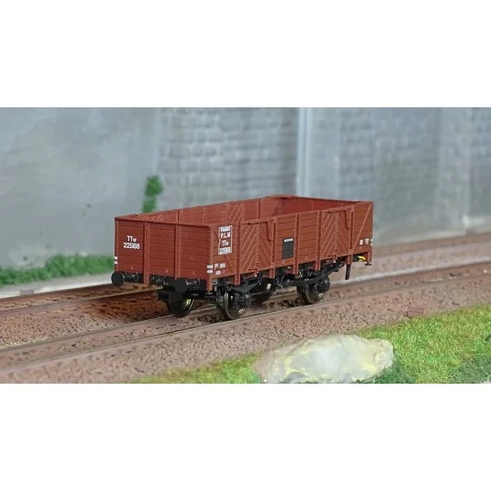 WB-809-Ree Modeles WB809 PLM Tipper Wagon, 4 doors, unified brown wood 530