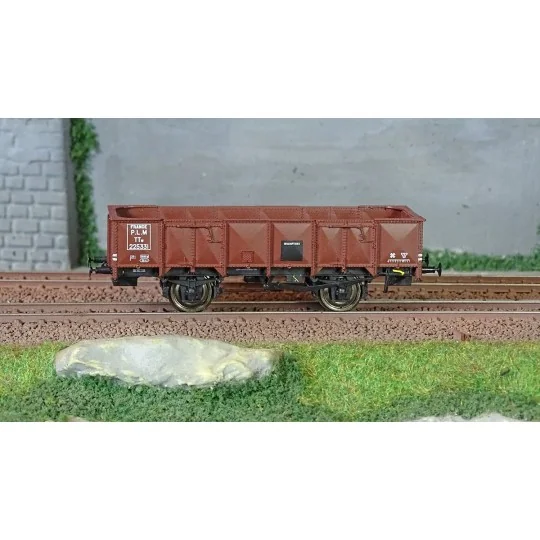 WB-815-Ree Modeles WB815 PLM Tipper Wagon, 4 doors, red sheet metal