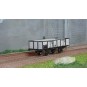 WB-816-Ree Modeles WB816 Wagon Tombereau PLM, 4 portes, tôlé gris PLM ferrures noires