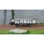 WB-816-Ree Modeles WB816 PLM Tipper Wagon, 4 doors, grey PLM sheet metal with black fittings