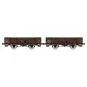 Ree Modeles WB822 Set of 2 ex-PLM, SNCF, 4-door, brown sheet metal ... WB-822-Ree Modeles WB822 Set of 2 ex-PLM, SNCF, 4-door, brown sheet metal tipper wagons, wagon 540