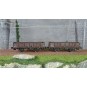 WB-822-Ree Modeles WB822 Set of 2 ex-PLM, SNCF, 4-door, brown sheet metal tipper wagons, wagon 540