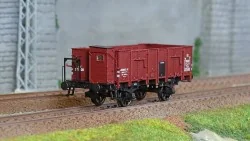 Ree Modeles WB825 Wagon Tombereau OCEM 19, brun, bois avec guérite, PLM Ree Modeles WB-825 - 1