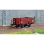 WB-825-Ree Modeles WB825 Wagon Tombereau OCEM 19, brun, bois avec guérite, PLM