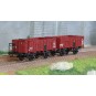 WB-827-Ree Modeles WB827 Set of 2 OCEM 19 tipper wagons, brown, sheet metal, PLM