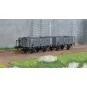 WB-828-Ree Modeles WB828 Set of 2 OCEM 19 tipper wagons, grey, sheet metal, AL