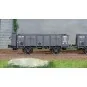 WB-828-Ree Modeles WB828 Set of 2 OCEM 19 tipper wagons, grey, sheet metal, AL
