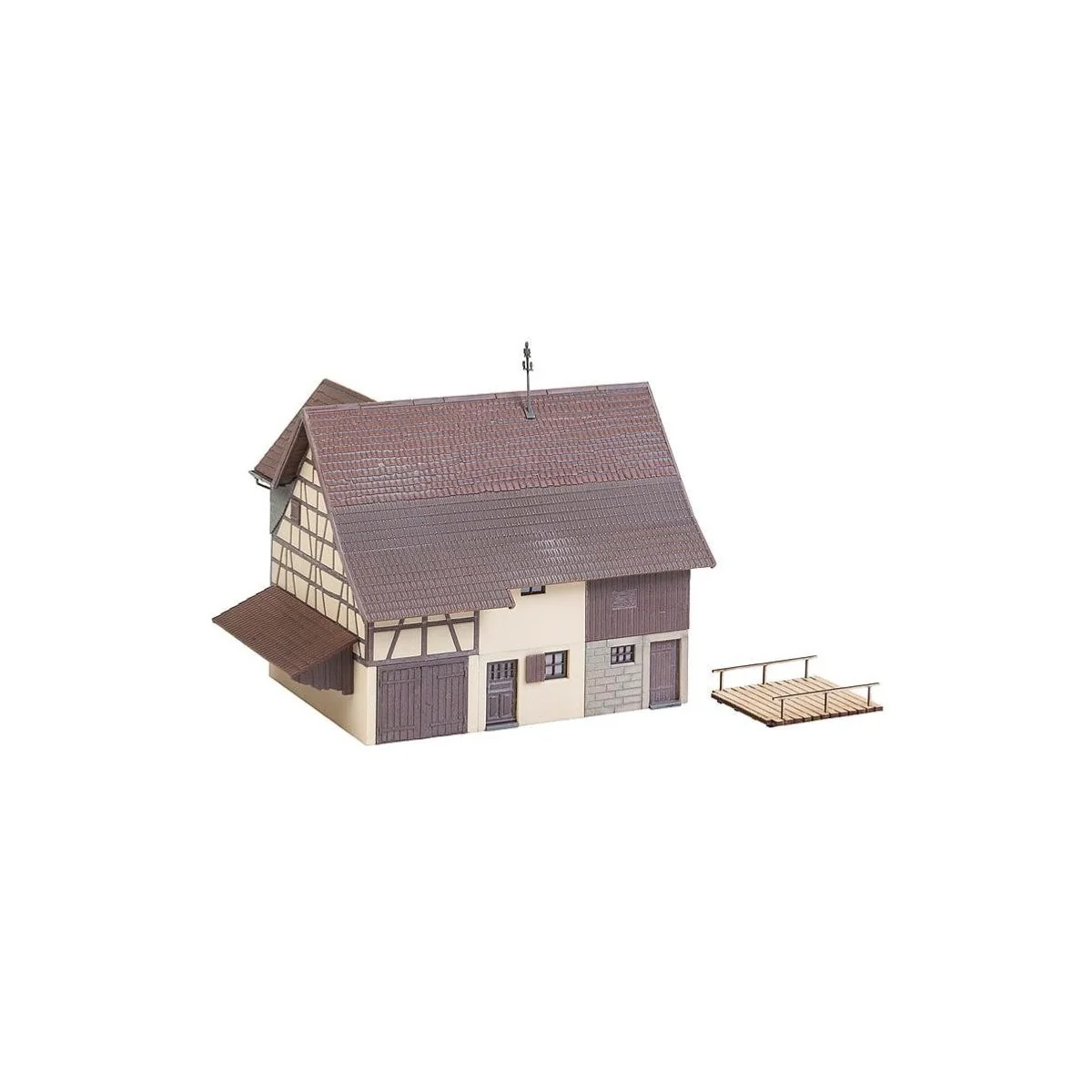 Faller 130557 Model Kit, Barn with access to the upper floor - Fall...
