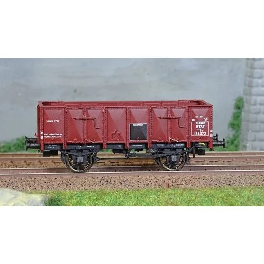 WB-829-Ree Modeles WB829 OCEM 19 Dump Wagon, brown, sheet metal, CONDITION