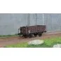 WB-830-Ree Modeles WB830 OCEM 19 Tipper Wagon, brown, wood with guard's cabin, SNCF