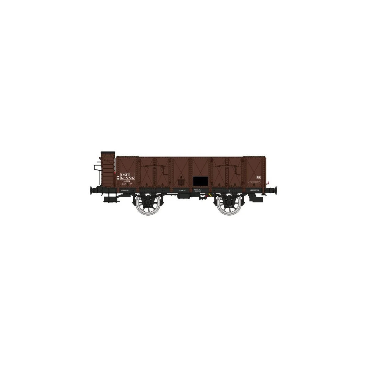 Ree Modeles WB831 OCEM 19 Tipper Wagon, brown, sheet metal with gua...