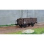 WB-831-Ree Modeles WB831 Wagon Tombereau OCEM 19, brun, tôlé avec guérite, SNCF