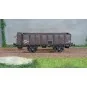 WB-831-Ree Modeles WB831 Wagon Tombereau OCEM 19, brun, tôlé avec guérite, SNCF
