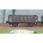 WB-832-Ree Modeles WB832 Set of 2 OCEM 19 tipper wagons, brown, sheet metal, with and without guard's cabin, SNCF