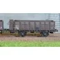 WB-832-Ree Modeles WB832 Set de 2 wagons Tombereau OCEM 19, brun, tôlés avec et sans guérite, SNCF