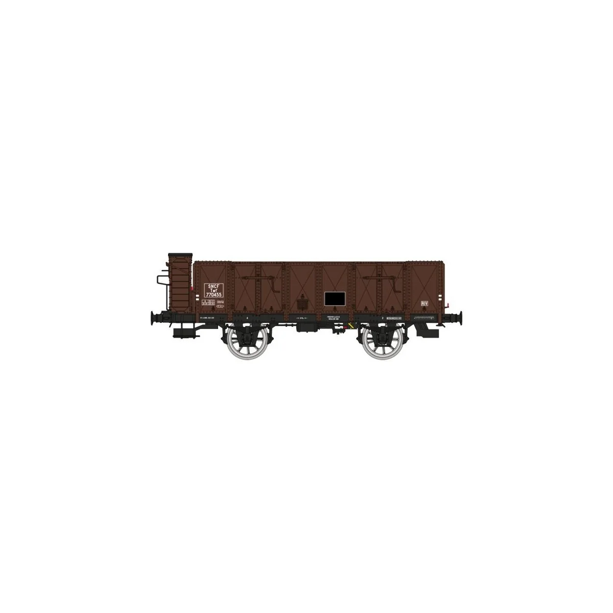 Ree Modeles WB834 OCEM 19 Tipper Wagon, brown, sheet metal with gua...