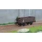 WB-834-Ree Modeles WB834 OCEM 19 Tipper Wagon, brown, sheet metal with guard's cabin, SNCF