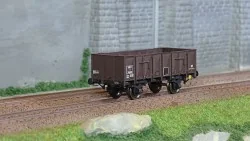 Ree Modeles WB835 Wagon Tombereau OCEM 19, brun, tôlé, SNCF Ree Modeles WB-835 - 1