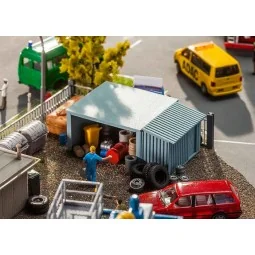 Faller 180810 Model Kit, Tin Shack and Shelter - Faller_180810