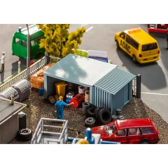 Faller_180810-Faller 180810 Model Kit, Tin Shack and Shelter