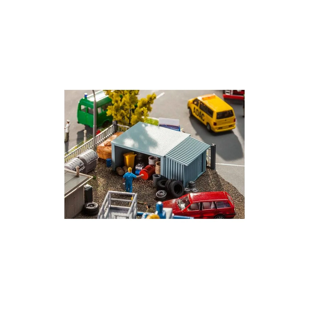 Faller 180810 Model Kit, Tin Shack and Shelter - Faller_180810