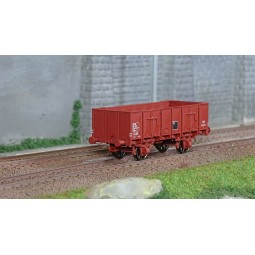 Ree Modeles WB837 OCEM 19 Tipper Wagon, red UIC, sheet metal, SNCF ...
