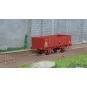 Ree Modeles WB837 OCEM 19 Tipper Wagon, red UIC, sheet metal, SNCF WB-837-Ree Modeles WB837 OCEM 19 Tipper Wagon, red UIC, sheet metal, SNCF