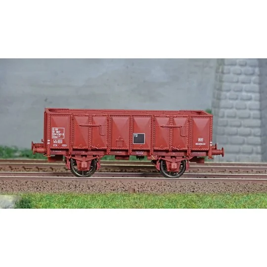WB-837-Ree Modeles WB837 OCEM 19 Tipper Wagon, red UIC, sheet metal, SNCF