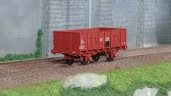 Ree Modeles WB838 Wagon Tombereau OCEM 19, rouge UIC, tôlé, SNCF "MT" Ree Modeles WB-838 - 1