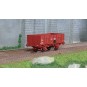 WB-838-Ree Modeles WB838 OCEM 19 tipper wagon, red UIC, sheet metal, SNCF "MT"