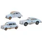 Schuco 452671600 Set de 3 véhicules vintage Racing, 2CV, Mini, Porsche Schuco Schuco_452671600 - 1 Schuco_452671600-Schuco 452671600 Set de 3 véhicules vintage Racing, 2CV, Mini, Porsche