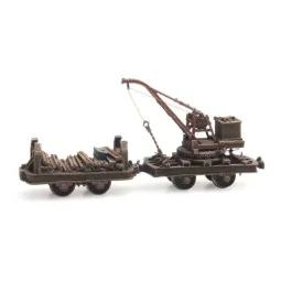 Artitec 387.393 Narrow gauge wagon with crane - Arti_387.393
