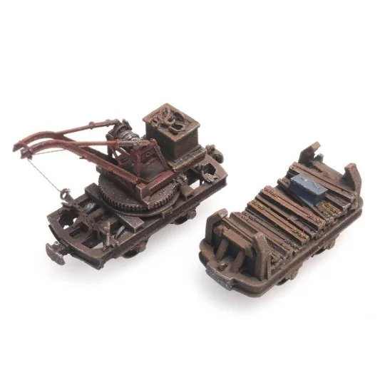 Arti_387.393-Artitec 387.393 Wagon à voie étroite avec grue