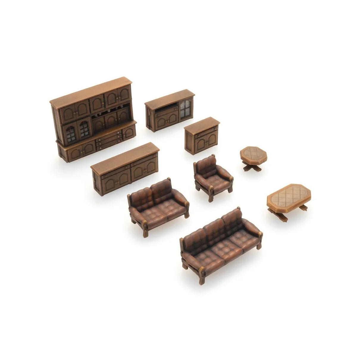 Artitec 387.505 Dark Brown Living Room Interior - Arti_387.505