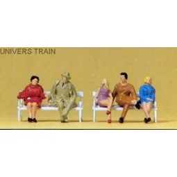 Preiser 14101 figures, seated people - Preiser - PREISER_14101