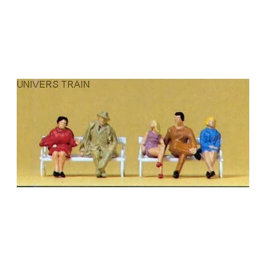 PREISER_14101-Preiser 14101 figures, seated people - PREISER_14101