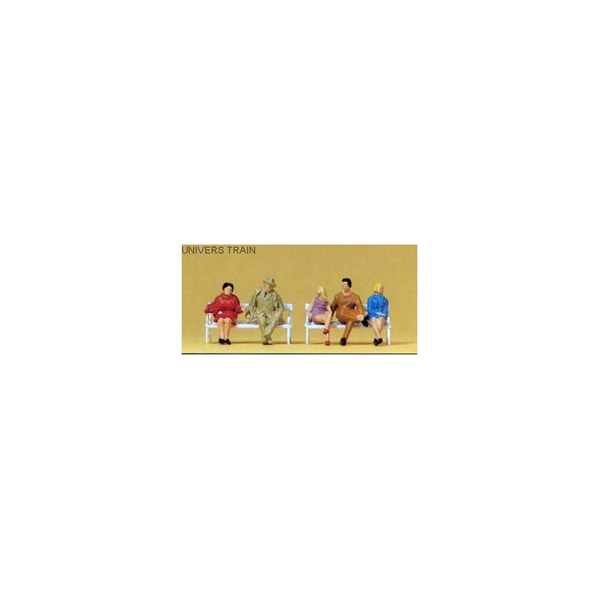 Preiser 14101 figures, seated people - PREISER_14101