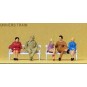 PREISER_14101-Preiser 14101 figures, seated people - PREISER_14101
