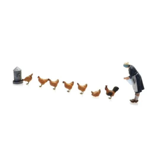 Artitec 387.514 Fermière avec poules Artitec Arti_387.514 - 1 Arti_387.514-Artitec 387.514 Fermière avec poules